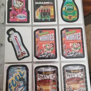 182 Garbage Pail Kids trading cards